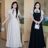 Váy Dài Phối Tay Ren — Nét Nếp Dịu Hiền CHAS005