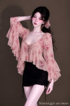 Áo Hồng Tơ Nhẹ — Nét Yêu Dịu Ngọt Ngày Thường NGZ015