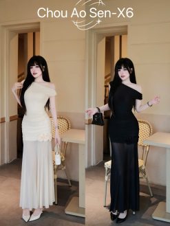 Váy Vai Nghiêng Ôm Dáng — Không Ảnh Hưởng Nhưng Có Sức Ảnh Hưởng CHAS027
