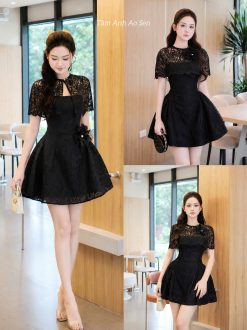 Set Choàng Dáng Ngắn Kèm Hoa — Nàng Thơ Tỏa Sáng TA017
