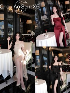Váy Lụa 2S Chân Xẻ — Không Đợi Mùa Xuân Chỉ Đợi Gặp Nhau CHAS019