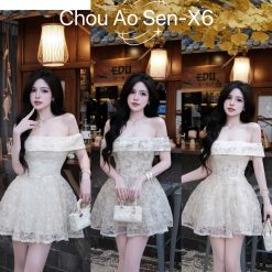 Váy Ren Sa Trễ Vai — Hai Ta Gặp Nhau Lúc Rảnh Rỗi CHAS018