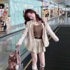 Bộ Kaki Tuyết Kem 2 Dây Zip — Năng Động Sang Trọng Hoàn Hảo LK034