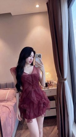 Váy Lưới Hoa — Bên Hót Quá  AL003