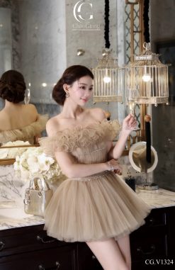 Váy Tulle Trễ Vai — Hiền Lành Đặc Biệt CGD016