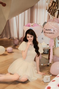 Váy Ren Trắng Xòe — Tới Đẹp Rồi CGD012