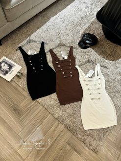 Váy Body Nút Trang Trí  QNHM001