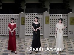 Set Lụa Xinh Kèm Khăn Choàng CVTK004
