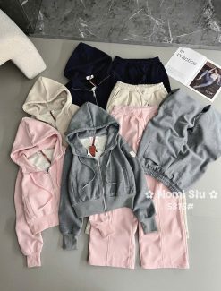 Bộ Nỉ Có Mũ Lót Lông Dày Dặn Đẹp Lắm — Mã 5315 NOMI003