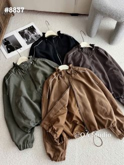 Khoác Da Dáng Lớn QC  — Cá Tính Nổi Bật THOM010